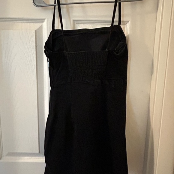 Elegant Black Spaghetti Strap Dress ZARA Size S - Picture 2 of 5
